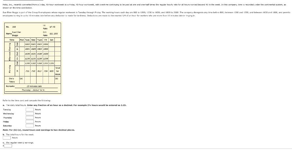 course, unlock intructed otherwise, calculate hourly rates and overtime rates as follows: