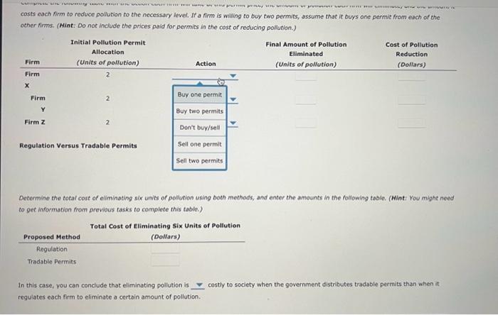 reduce total pollution in the area to 6 units, it can choose
