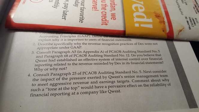  Accounting Principles (GAAP). Dem explain why it is important to users