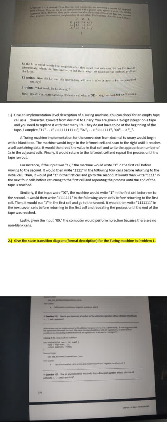  Computer science question don't use any AI I need solution very