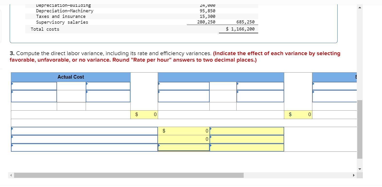 please help me and write your answers in the chart box. Required