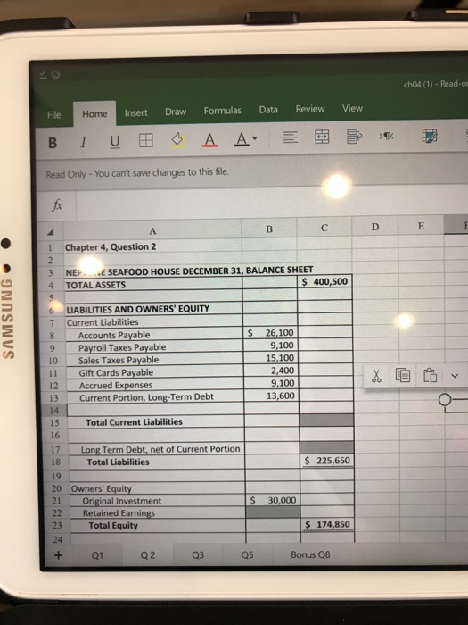 and Bakery Account Account Balance (S) 5 Accounts Receivable: House Accounts Allowance