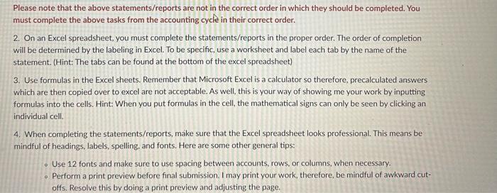  Please note that the above statements/reports are not in the correct