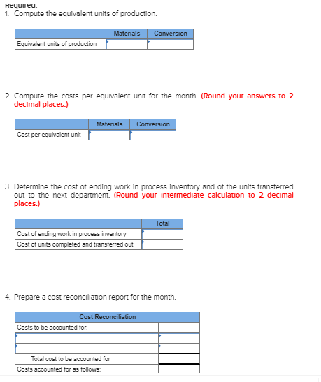 Inc., manufactures a caulking compound that goes through three processing stages prior