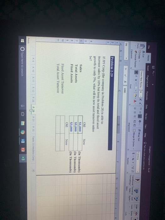 can i get some help on this problem? FormaltingTabile Styles Problem 2-29