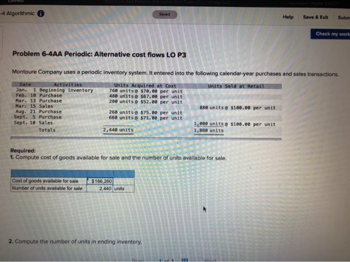  4 Algorithmic Saved Help Save & Exit Subm Check my work