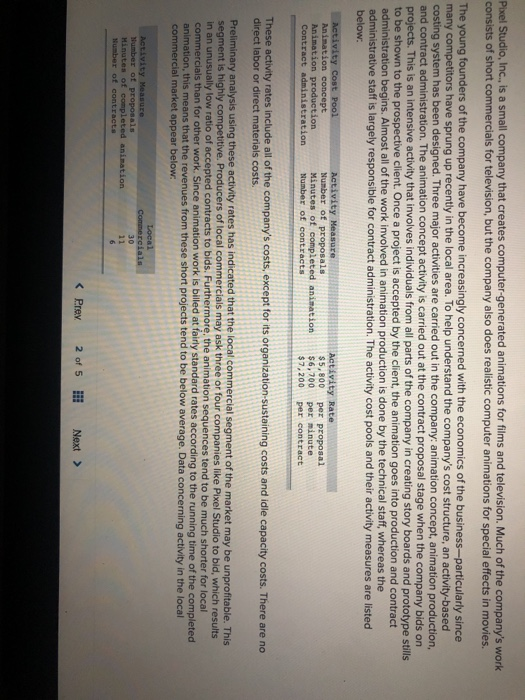  Pixel Studio, Inc., is a small company that creates computer-generated animations