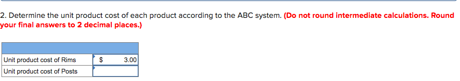 and Posts. Data regarding the two products follow: Direct Labor-Hours per unit