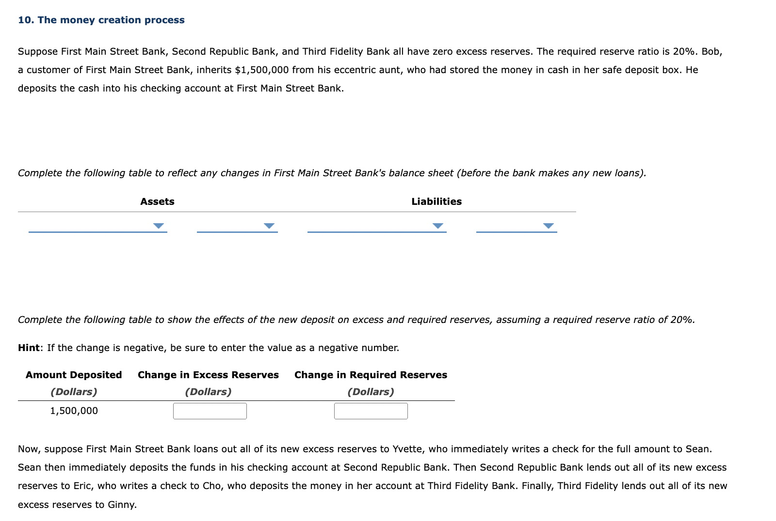 drop down (left to right): assests first : (building / furniture ,