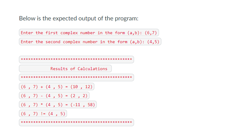 calculations on complex numbers. A complex number is a number of the