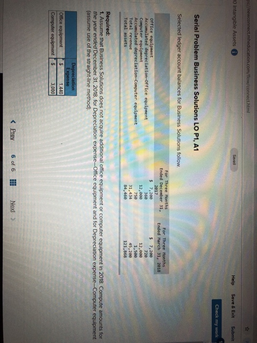  tml Serial Problem Business Solutions LO P1, A Ended December 31,