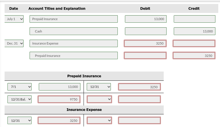 Your Task: I need help to fill out the rest of the