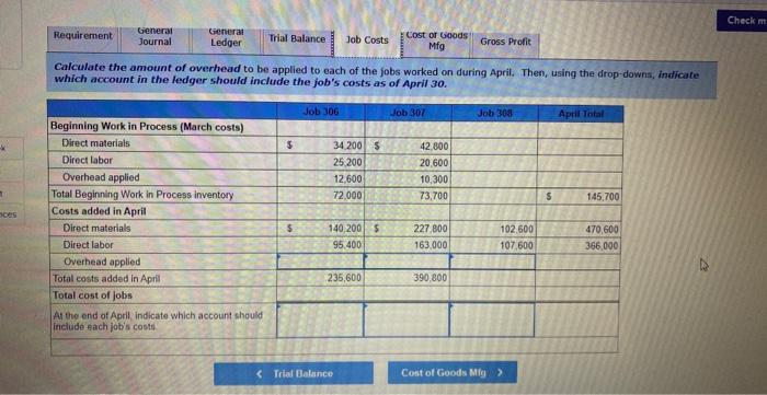 Note: Enter debits before credits. Date April 30 Account Title Debit Credit
