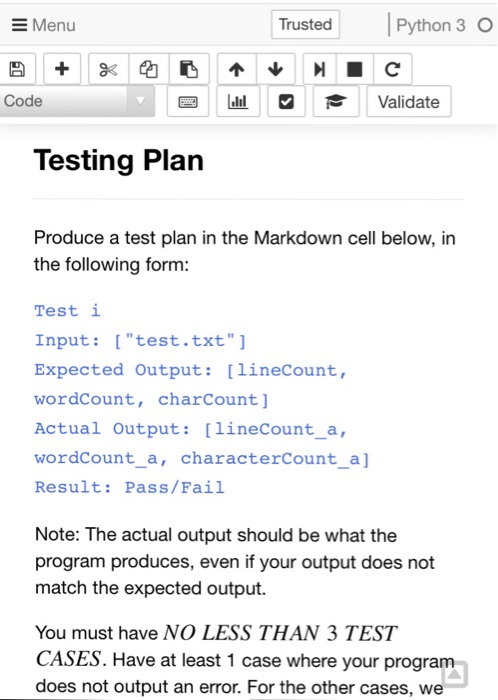 requirements below. Requirements