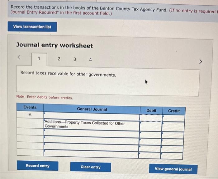 towns within the County. Benton County's Treasurer assesses and collects property taxes