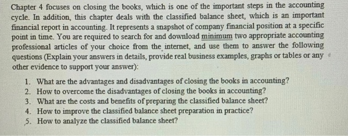 I want two articles with answer for each question Chapter 4 focuses