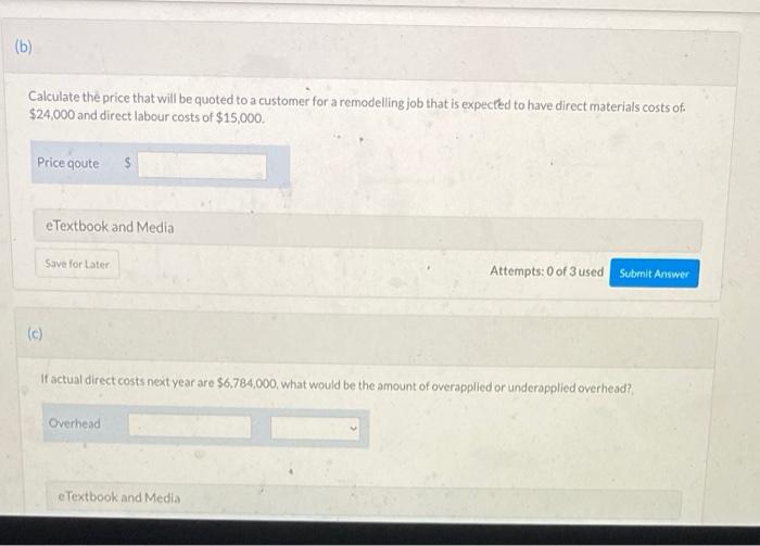 pricing policy is to estimate the direct costs of the job, allocate