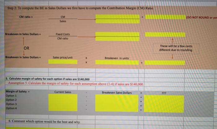 $3 por package, and fixed costs are $60,000 per month 79 points
