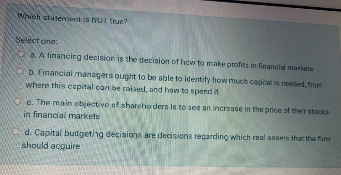 assets in the market O b. If the total volatility of an