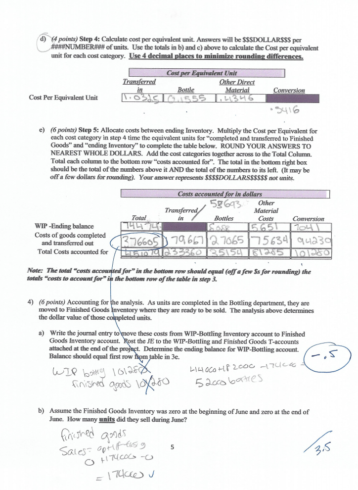 in TWO stages (using TWO departments and TWO Work-in-Process inventory accounts). Fruit