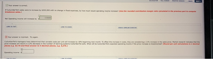 facts and concepts. The company's income statement from last month is as