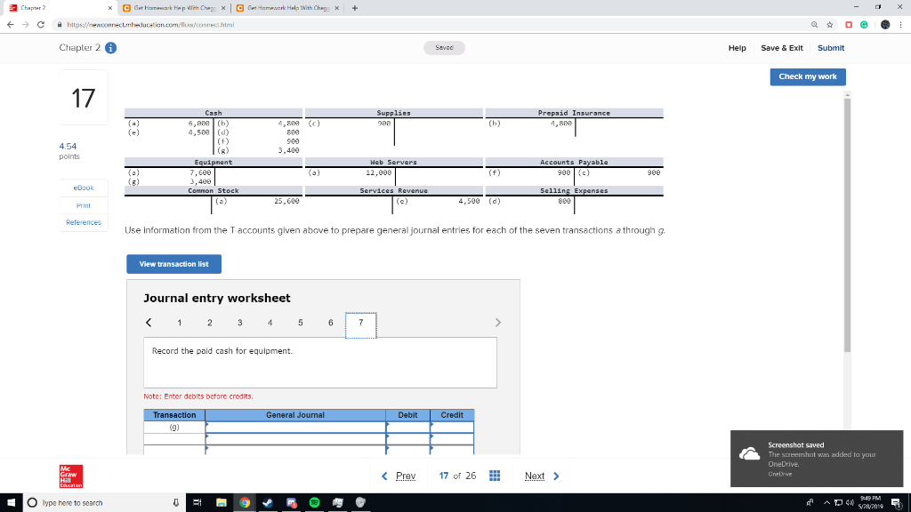 in company Note: Enter deblts betore credits. O lype here to search