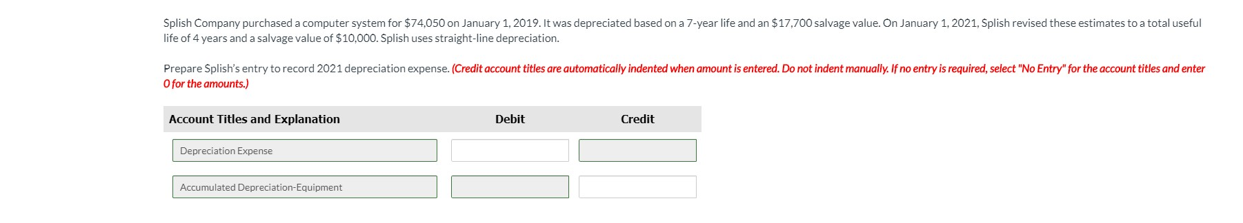 purchased on January 1, 2018, for $48,000 was expensed at that time.