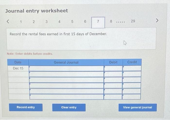 on December 31 Duning December of its first year of operations, the