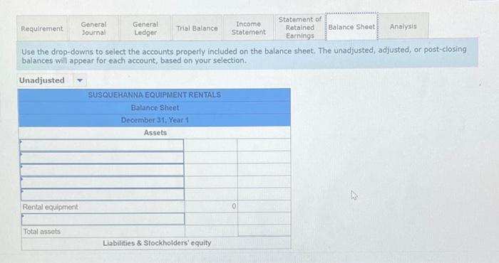 on January 15, Year 2 Dec. 29 Susquehanna Equipment Rentals was nosed,