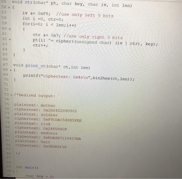 plaintext: hair ciphertext: 0x3EDB6F38 19 v 18 v Problems 1-4 Fix the
