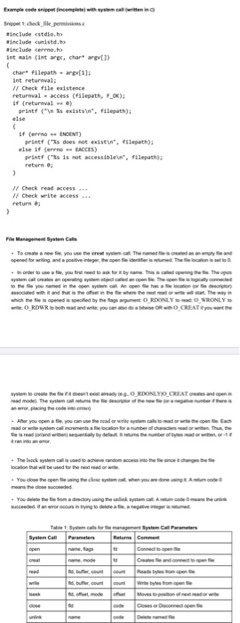 This is an assignment about File management system. please give me C