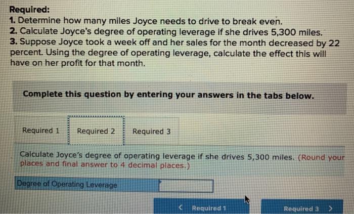 Operating Leverage, Predicting Effect of Price Structure Changes [LO 6-1, 6-4, 6-5)