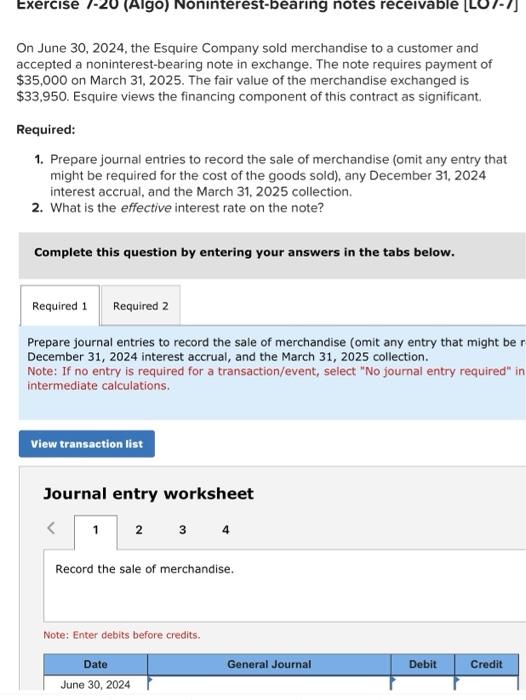 This is ONE question! Prepare journal entries to record the sale of