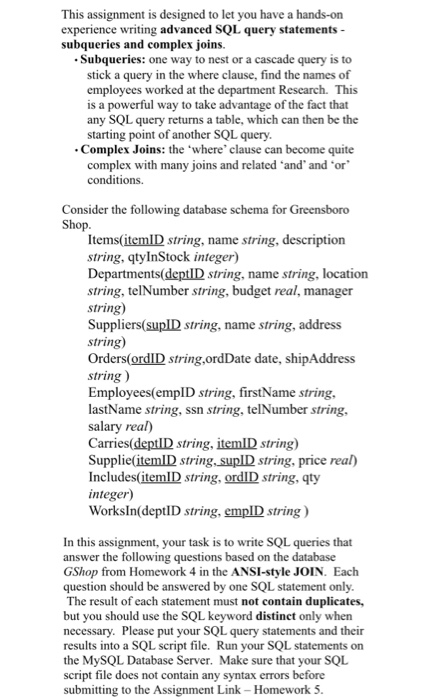 This assignment is designed to let you have a hands-on experience
