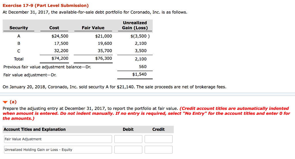 I need help getting the correct answers to this proplem please Exercise