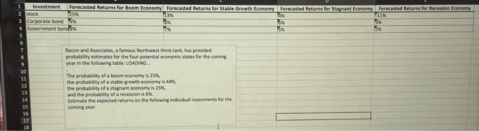 If you could help me solve this through excel i would appreciate