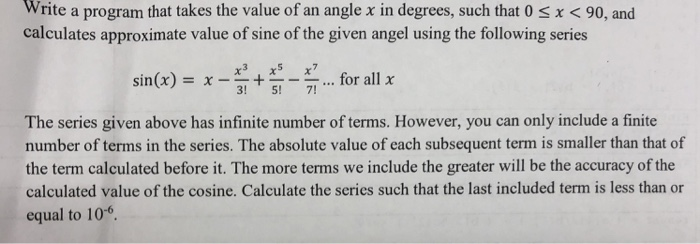  Write in Python 3 Write a program that takes the value