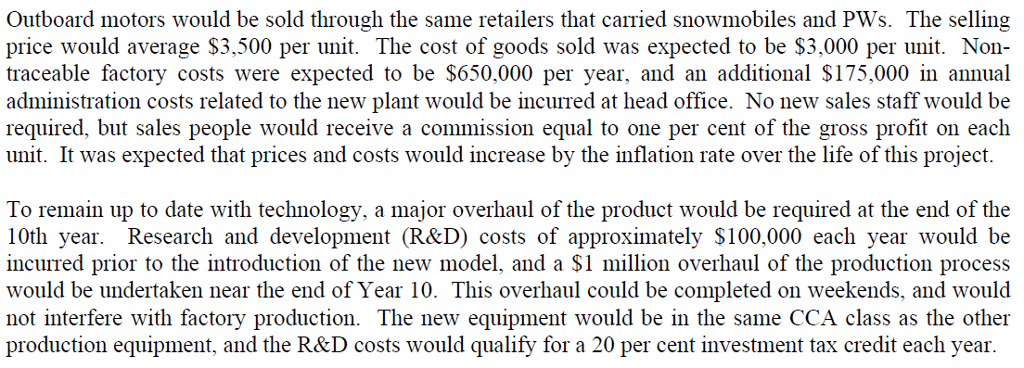 show NPV and IRR is a must.