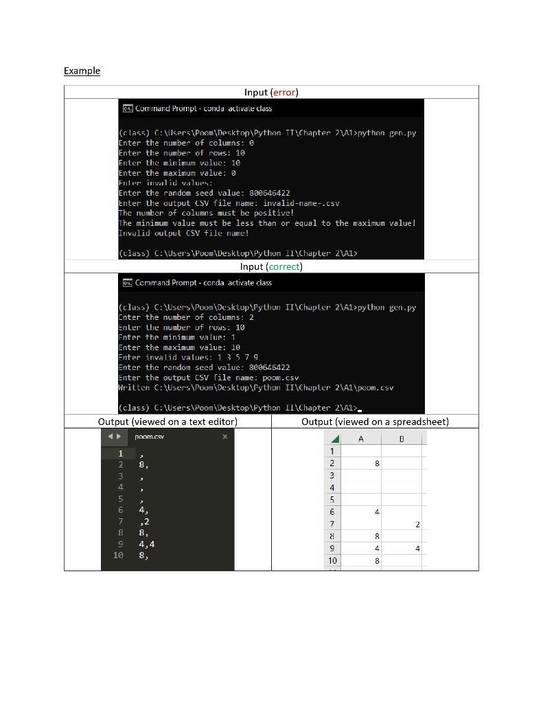 reads it and outputs a pdf. exact specifics below! Any help would