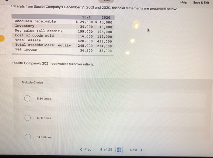  Help Save & Exit Excerpts from Stealth Company's December 31, 2021