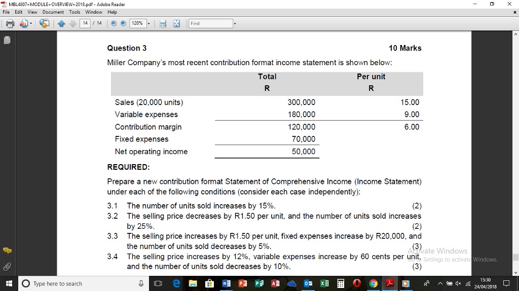  MBL4307-MODULE OVERVIEW-2018.pdf - Adobe Reader File Edit View Document Tools Window