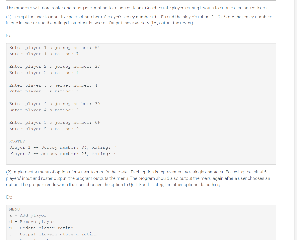 Please use default template #include // FIXME include vector library using namespace