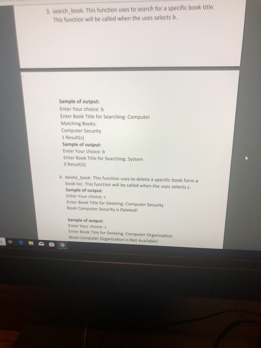 library system, the system will show the menu continuously, until the user