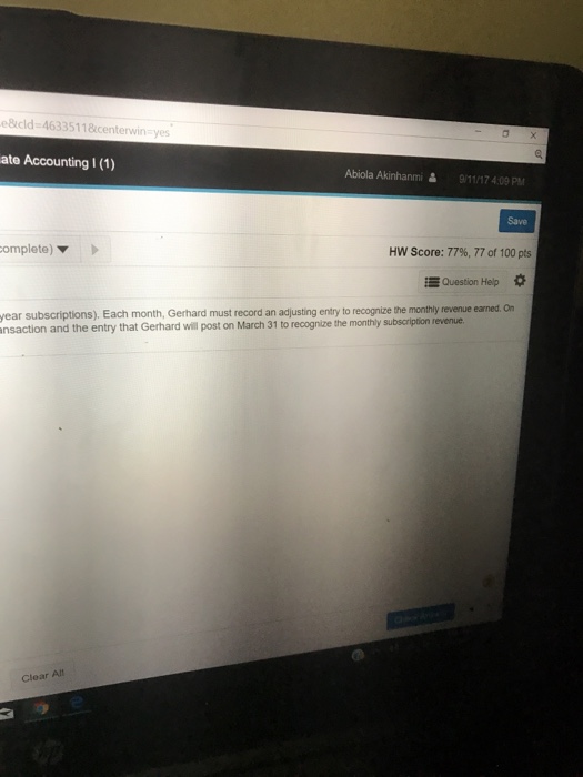 I Homework: Ch3 Score: 0 of 1 pt BE4-13 (book/static) 9of9(4 complete)