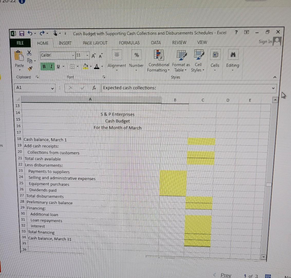 must be entered as a formula. Click OK to begin. OK 1