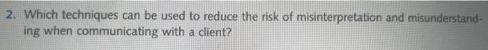  2. Which techniques can be used to reduce the risk of