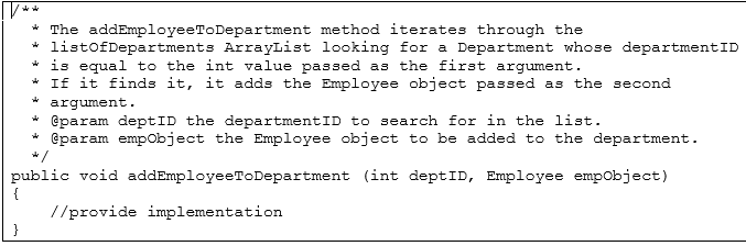 added to the project.*** Company class: Modification 1: In the constructor, make