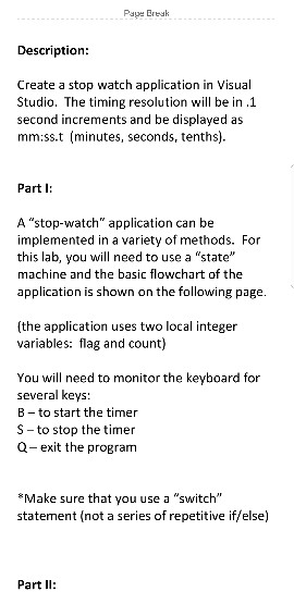 Please, use "C" programming, not C++. And need "switch" statement not