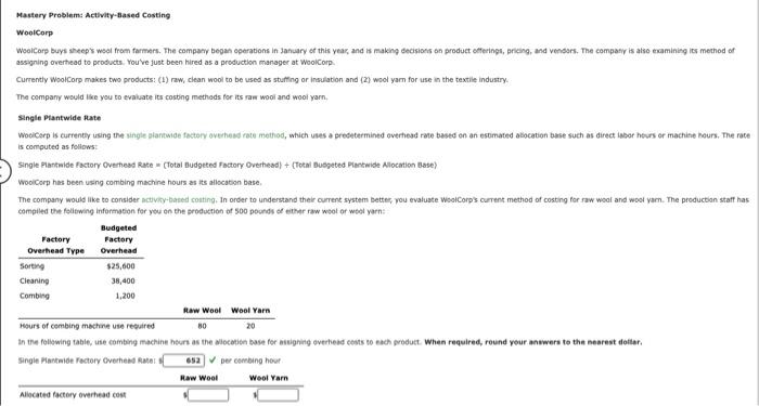 #1Need help with the following missing data. Thanks for the help! Mastery