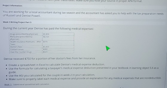 es. Make sure you note your source in proper APA format.